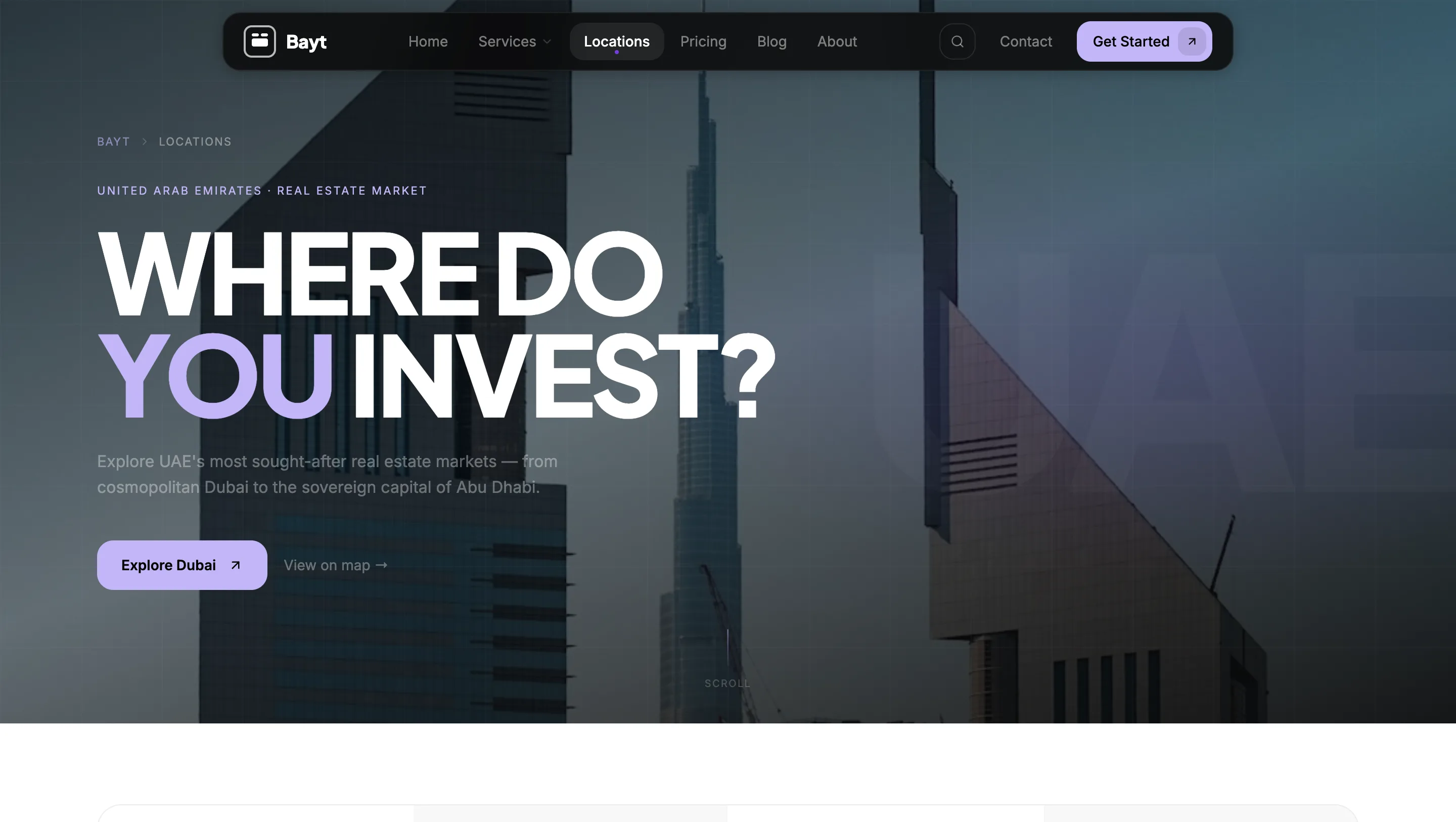 Luxury Real Estate Platform for UAE Property Investors visual 8