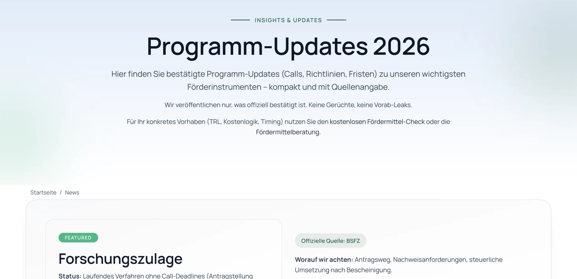 Forschungsmittel platform structure