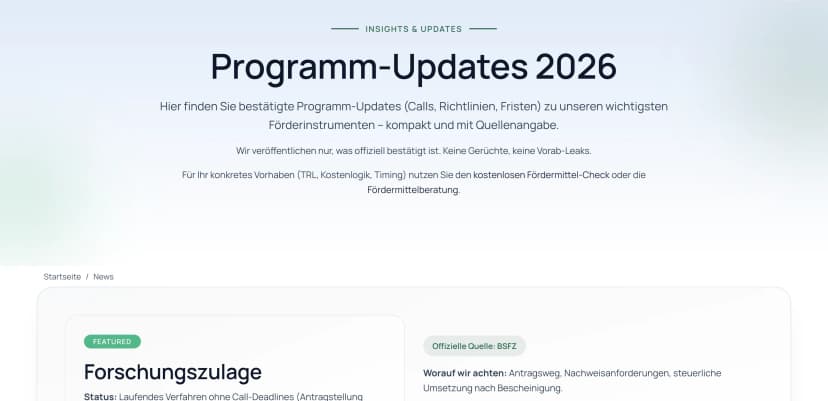 Forschungsmittel platform structure