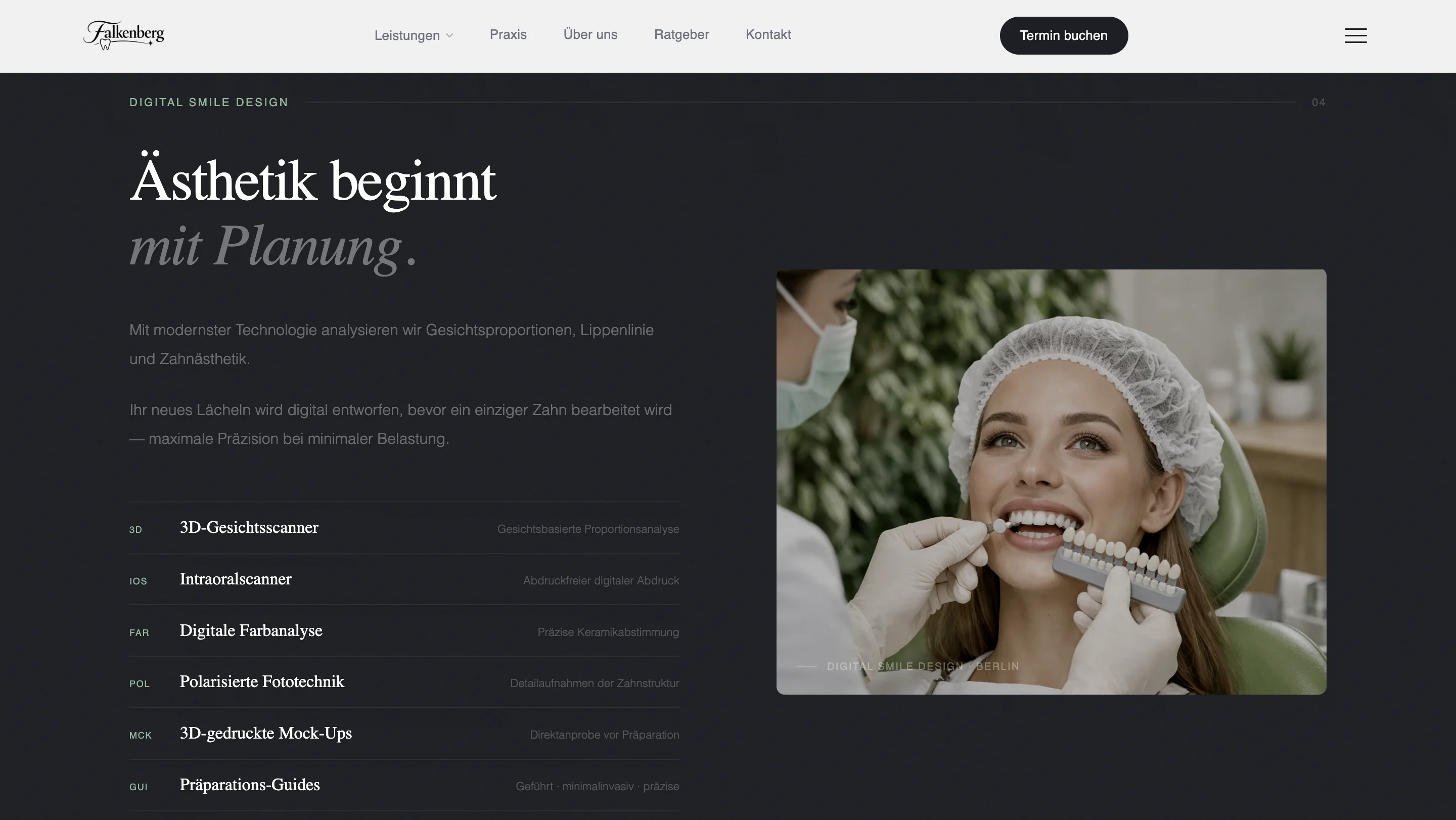 Patient consultation and contact interface for the Berlin clinic