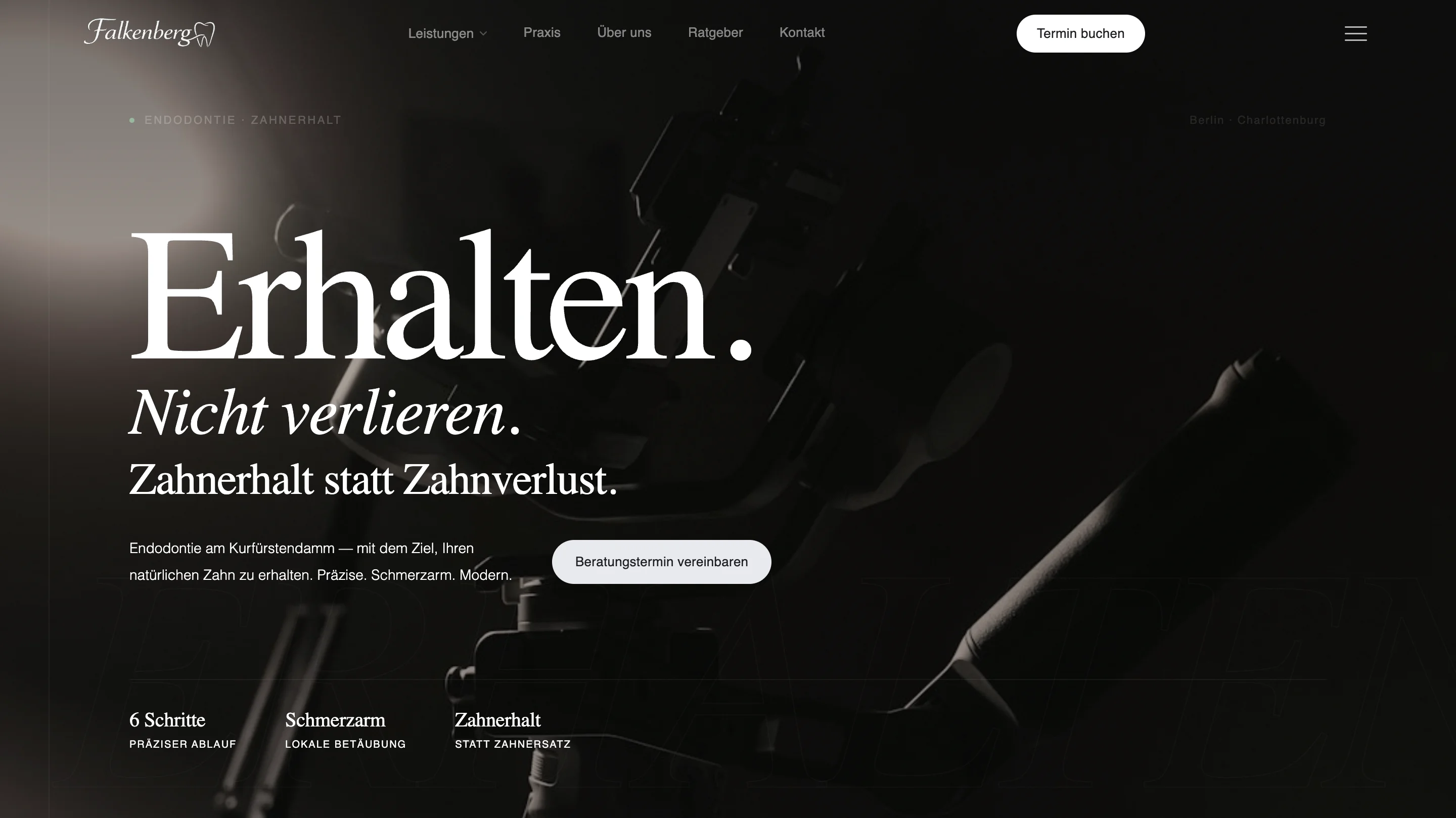 Clinic page module for patient education and booking flow