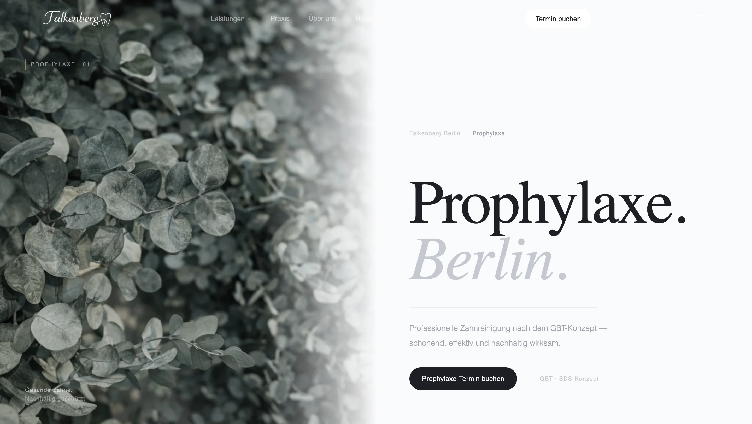 High-trust clinic landing page with treatment-led storytelling