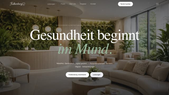 Bio-Aesthetic Dental Platform Concept digital case study