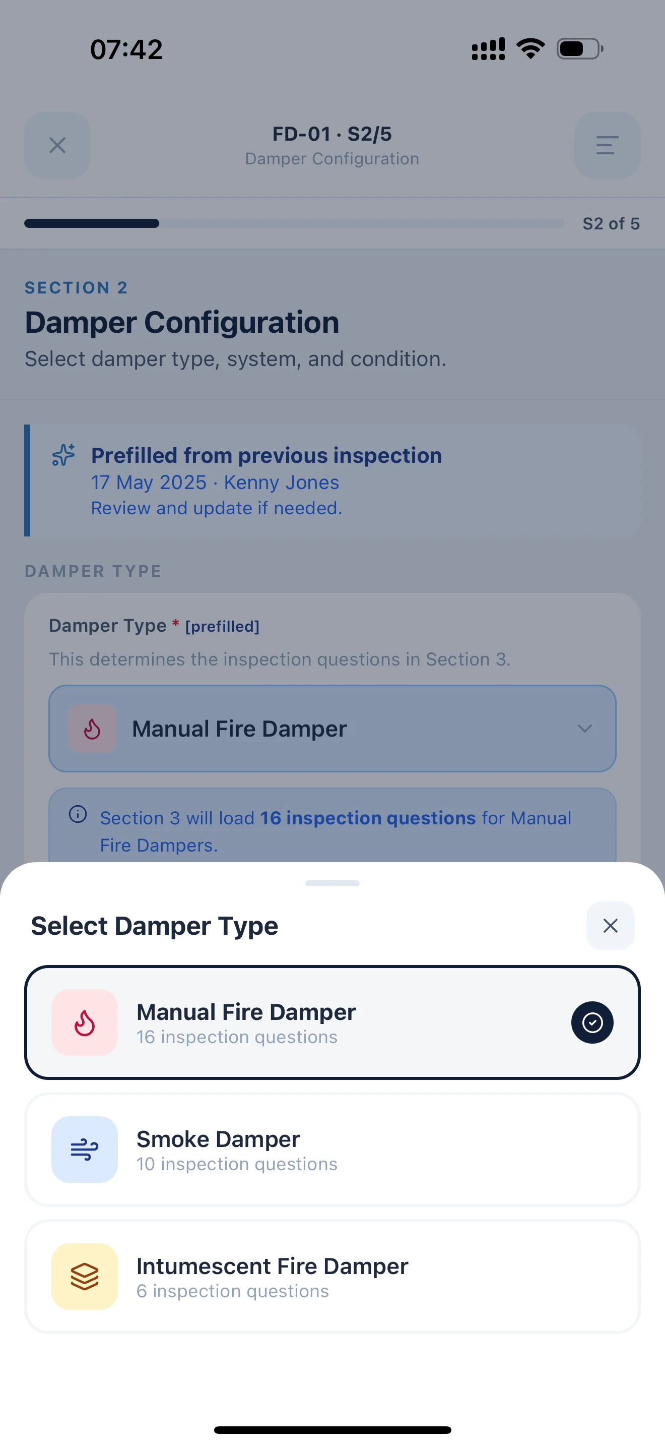 Compliance logic and inspection validation