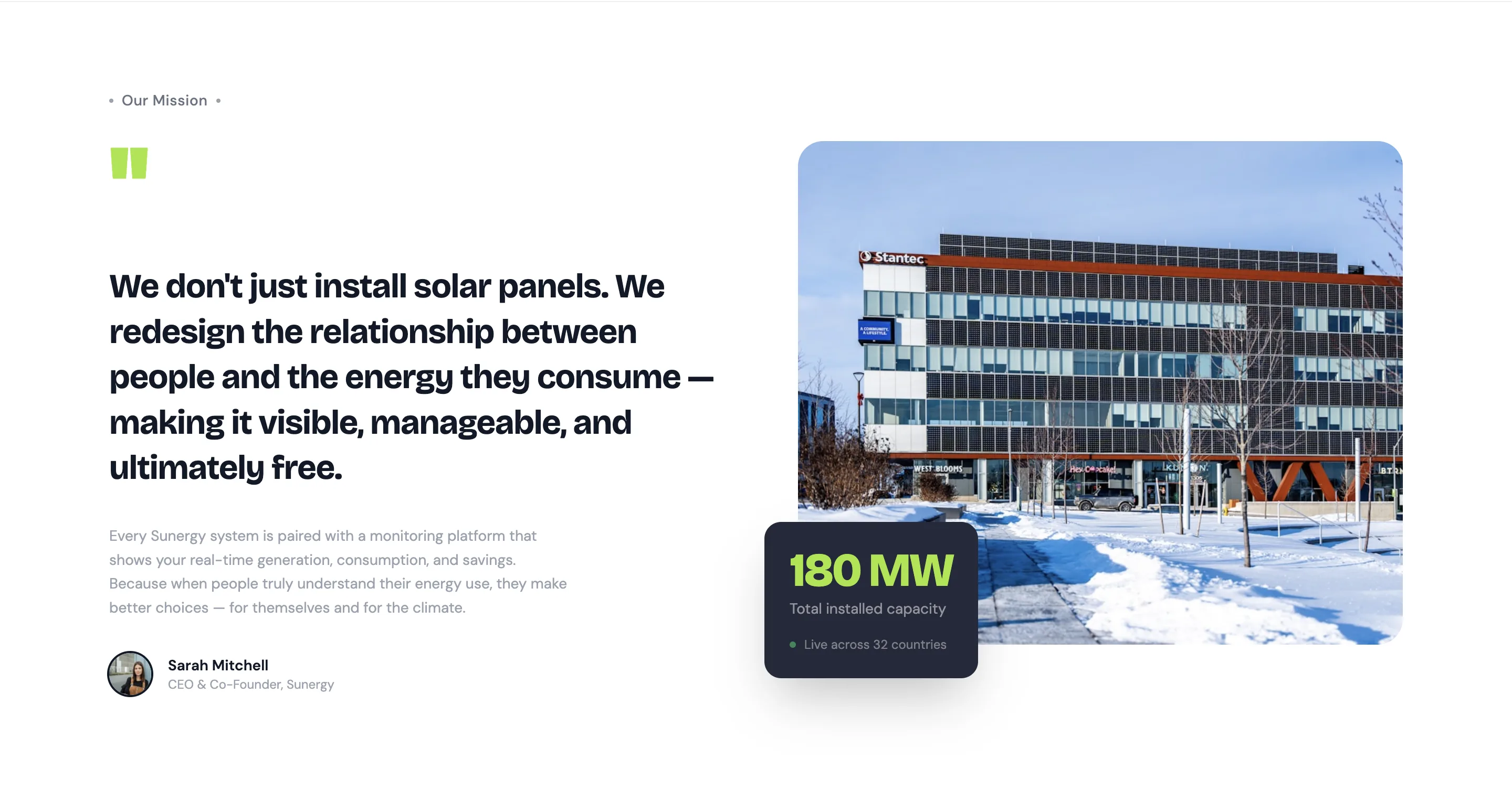 Renewable energy storage systems section