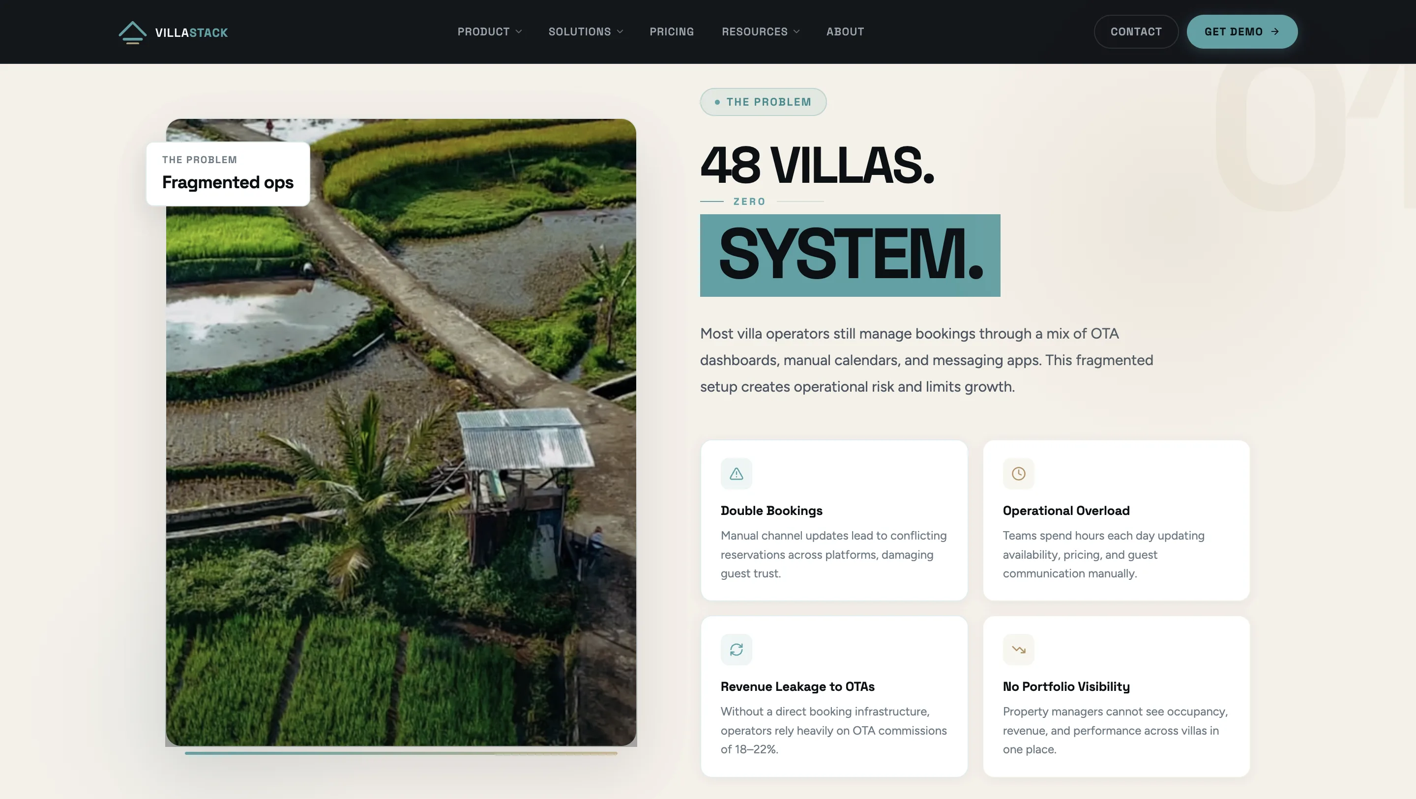 VillaStack - Booking Infrastructure for Multi-Villa Portfolios visual 1