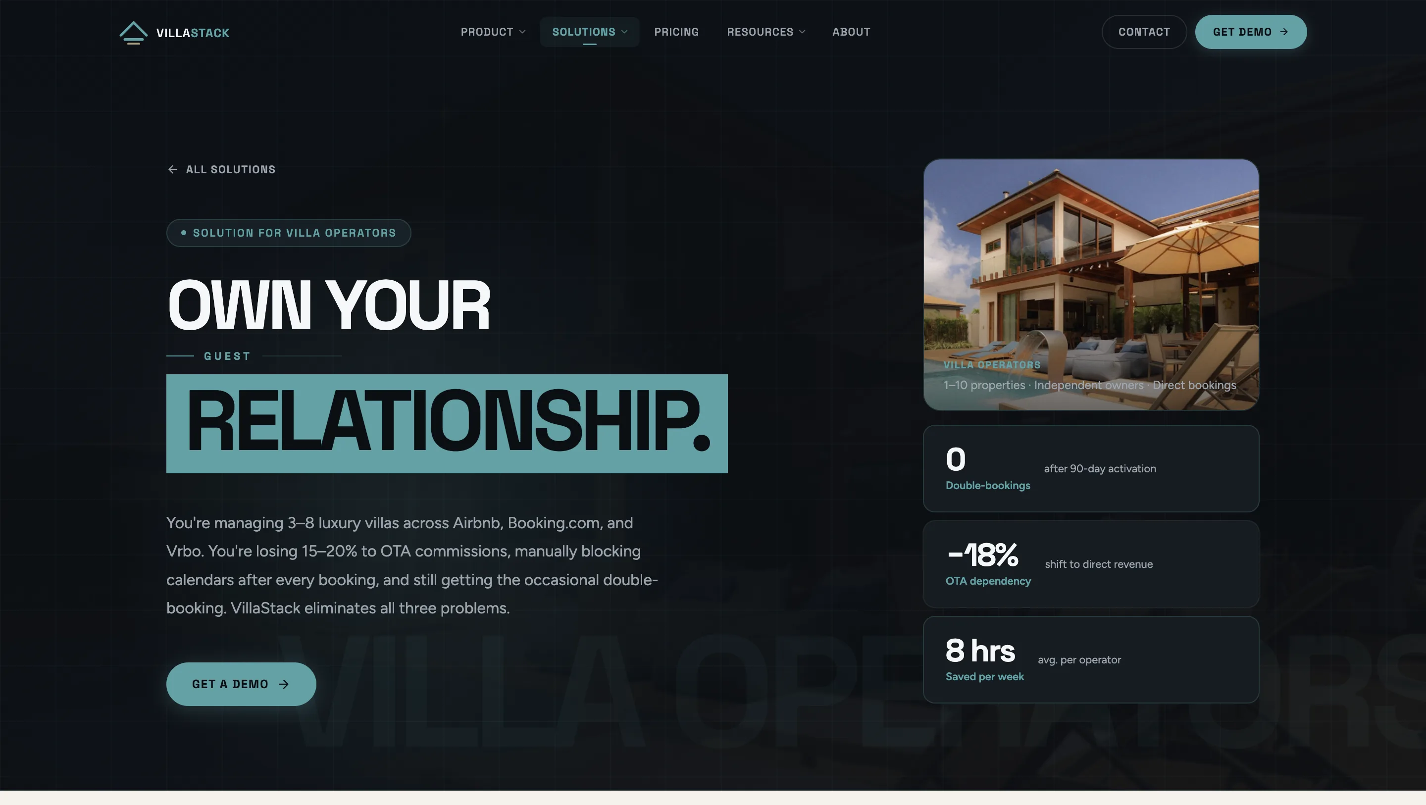 VillaStack - Booking Infrastructure for Multi-Villa Portfolios visual 5